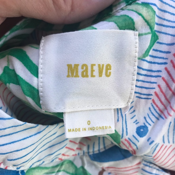 Anthropologie Maeve sunseeker umbrella print top - Picture 4 of 5